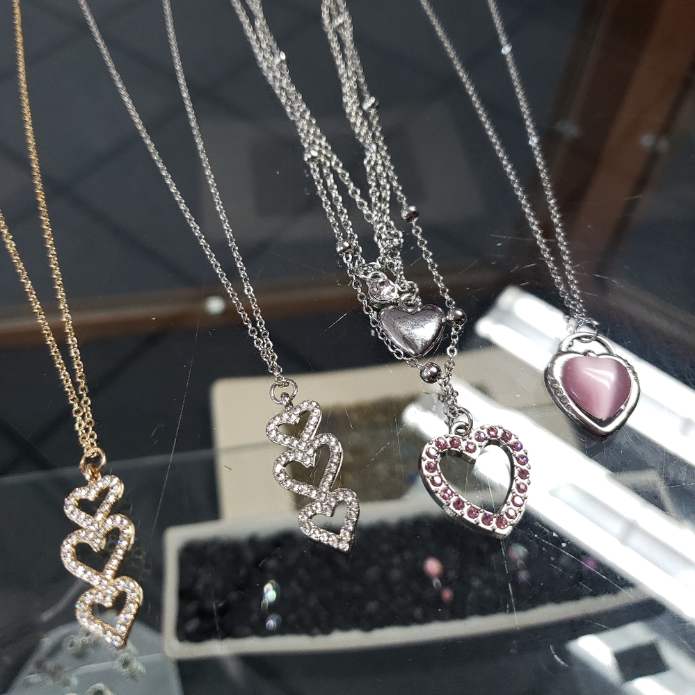 🌟Paparazzi Heart Necklace Bundle!🌟NWT